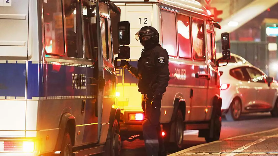Berliner Polizei im Einsatz am 01.01.2025 - Bild: über dts Nachrichtenagentur