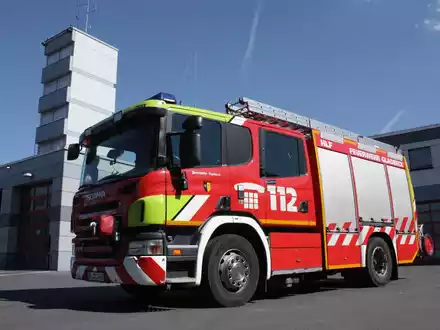 FW-GLA: Gewerbebrand in Gladbeck - Foto: presseportal.de