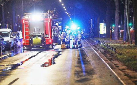 Wasserrohrbruch in der Seestraße in Berlin am 31.12.2024 - Foto: über dts Nachrichtenagentur