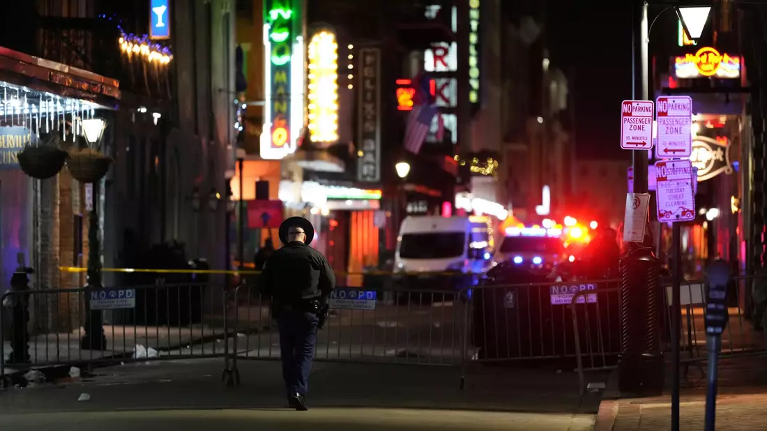 Der Anschlag ereignete sich in einem beliebten Ausgehviertel von New Orleans. - Bild: George Walker IV/AP/dpa