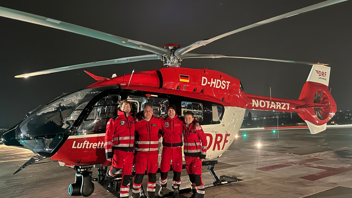 Luftrettung in Nordrhein-Westfalen: Christoph Dortmund ab sofort rund um die Uhr einsatzbereit - Foto: presseportal.de