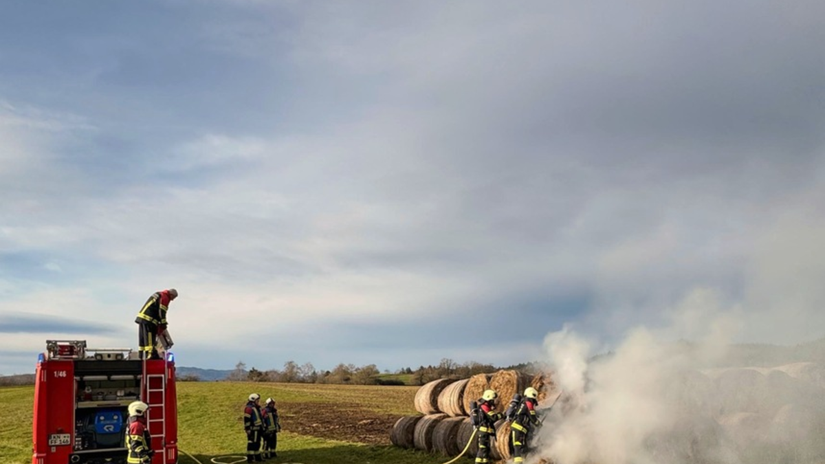 FW Allensbach: B1 Fläche klein - Foto: presseportal.de