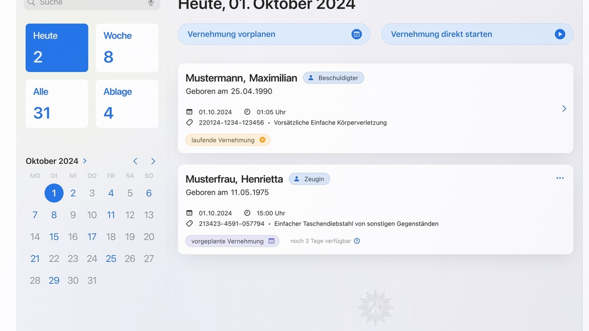 POL-LZPD: Digitalisierung bei der Polizei NRW schreitet weiter voran - LZPD NRW stellt Ermittlern die digitale Vernehmungs-App sowie landesweit 2.500 Tablets zur Verfügung - Foto: presseportal.de