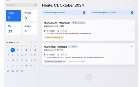 POL-LZPD: Digitalisierung bei der Polizei NRW schreitet weiter voran - LZPD NRW stellt Ermittlern die digitale Vernehmungs-App sowie landesweit 2.500 Tablets zur Verfügung - Foto: presseportal.de