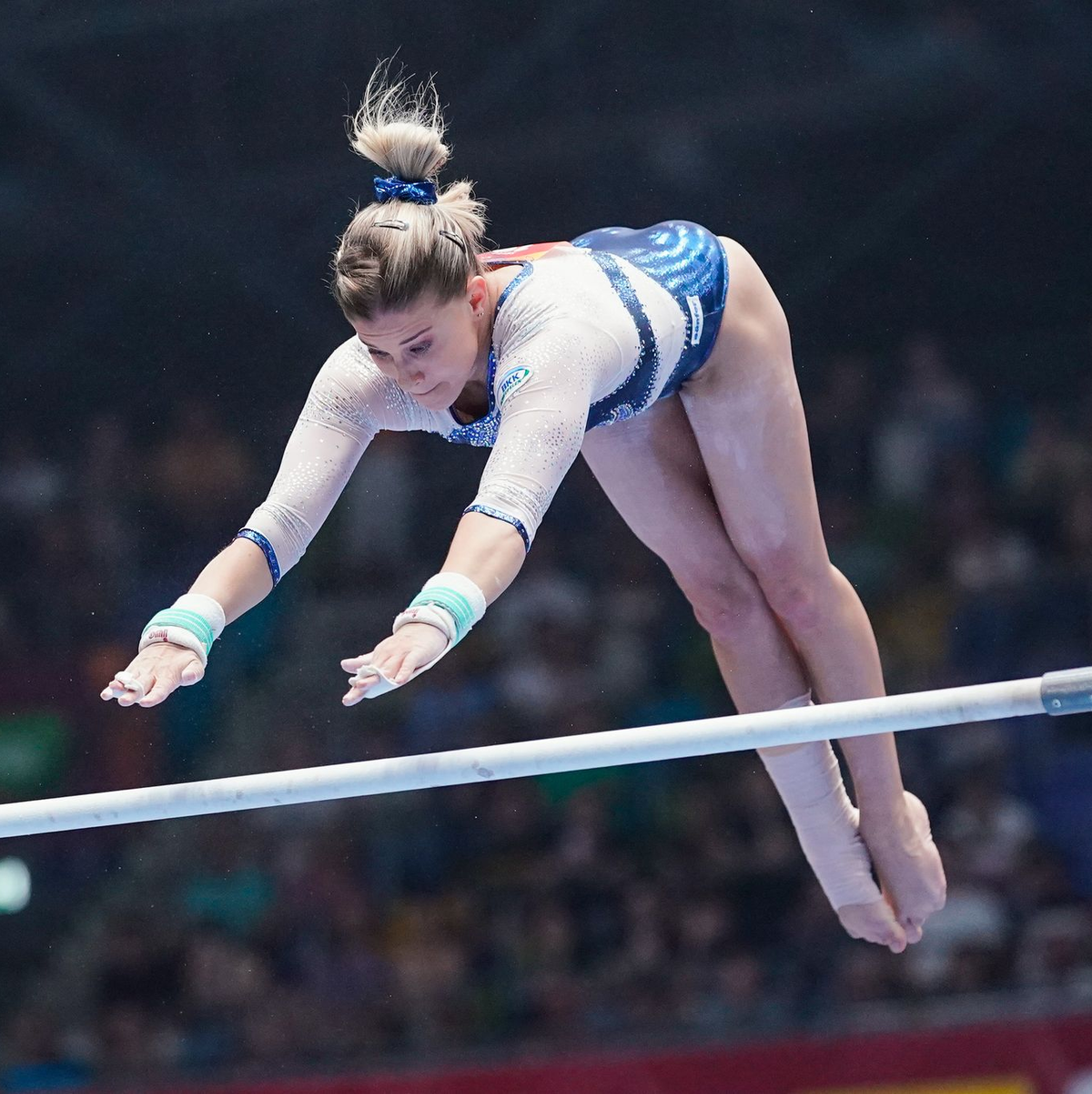 Deutschlands Top-Turnerin Elisabeth Seitz forderte eine Aufarbeitung der Missbrauchsvorwürfe in Stuttgart. - Foto: Uwe Anspach/dpa
