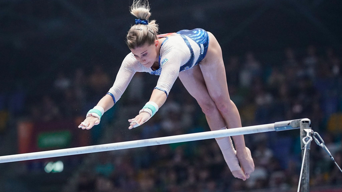 Deutschlands Top-Turnerin Elisabeth Seitz forderte eine Aufarbeitung der Missbrauchsvorwürfe in Stuttgart. - Foto: Uwe Anspach/dpa