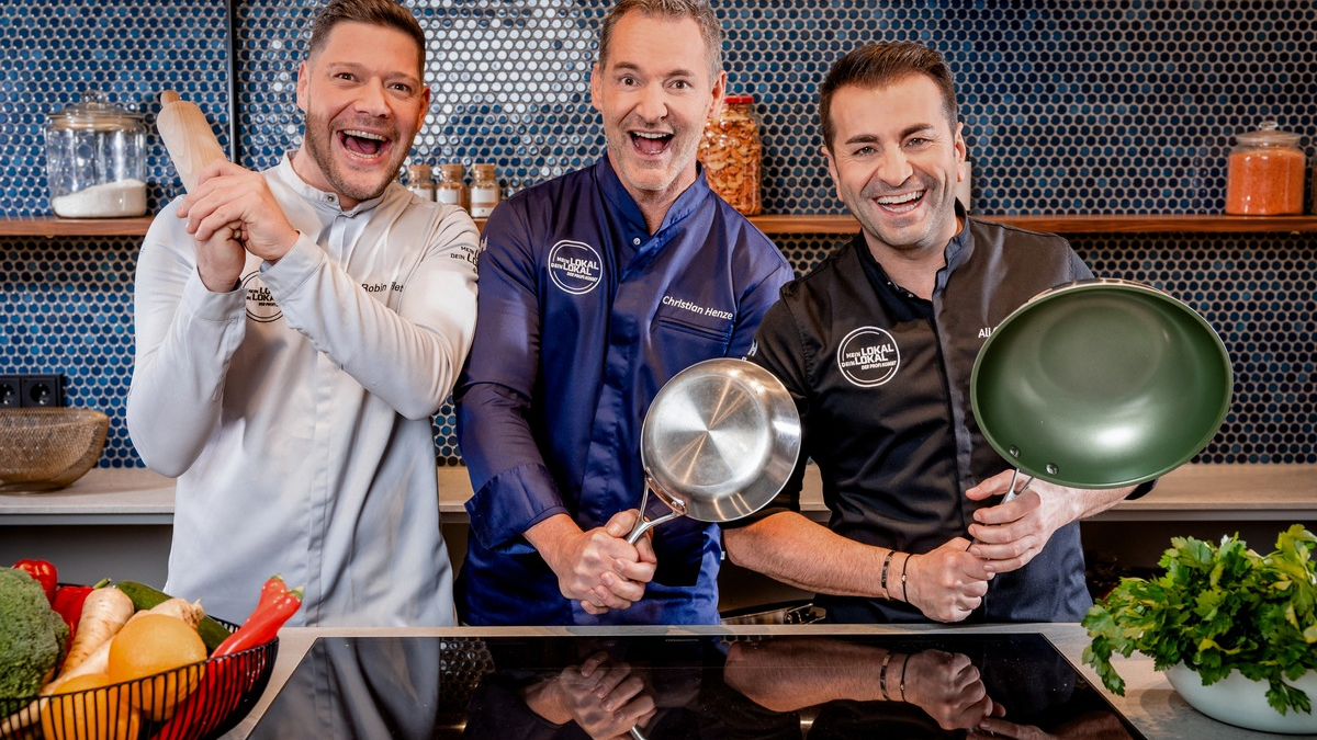 Robin Pietsch Christian Henze Ali Güngörmüs Mein Lokal Dein Lokal - Foto: Joyn/Nadine Rupp, presseportal.de