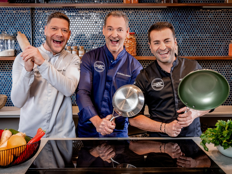 Robin Pietsch Christian Henze Ali Güngörmüs Mein Lokal Dein Lokal - Foto: Joyn/Nadine Rupp, presseportal.de