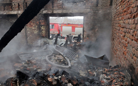 Die von der Ukraine kontrollierte Stadt Kramatorsk im Norden des Gebietes Donezk ist durch eine Vielzahl russischer Angriffe schwer zerstört. (Archivbild) - Foto: -/ukrin/dpa