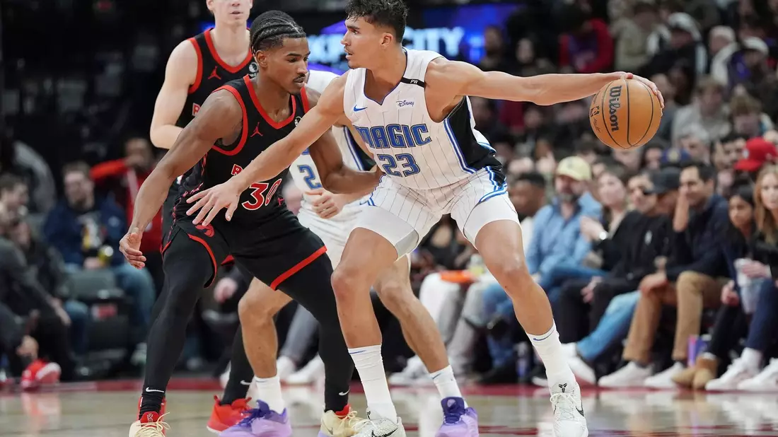 Orlandos Tristan da Silva stellte gegen die Toronto Raptors einen Karrierebestwert auf. - Bild: Frank Gunn/The Canadian Press via AP/dpa