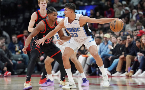 Orlandos Tristan da Silva stellte gegen die Toronto Raptors einen Karrierebestwert auf. - Foto: Frank Gunn/The Canadian Press via AP/dpa Orlandos Tristan da Silva stellte gegen die Toronto Raptors einen Karrierebestwert auf. - Foto: Frank Gunn/The Canadian Press via AP/dpa