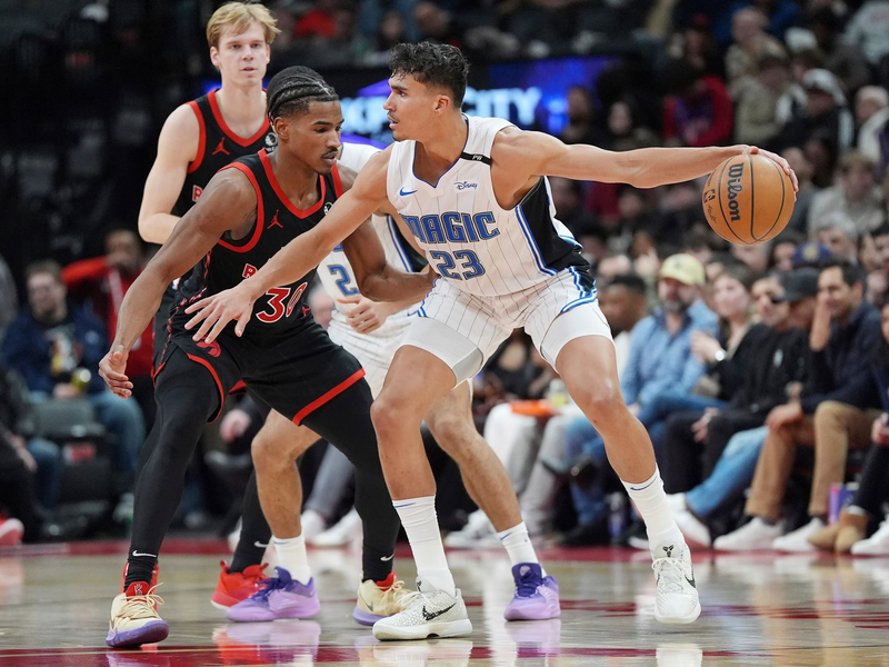 Orlandos Tristan da Silva stellte gegen die Toronto Raptors einen Karrierebestwert auf. - Foto: Frank Gunn/The Canadian Press via AP/dpa