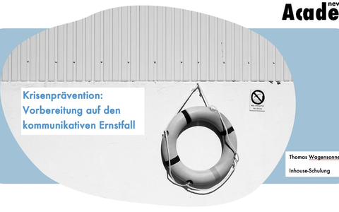 Krisenprävention: Vorbereitung auf den kommunikativen Ernstfall / Eine Inhouse-Schulung der news aktuell Academy - Foto: presseportal.de