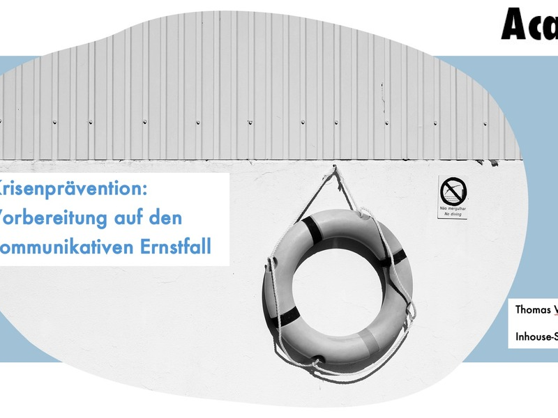 Krisenprävention: Vorbereitung auf den kommunikativen Ernstfall / Eine Inhouse-Schulung der news aktuell Academy - Foto: presseportal.de