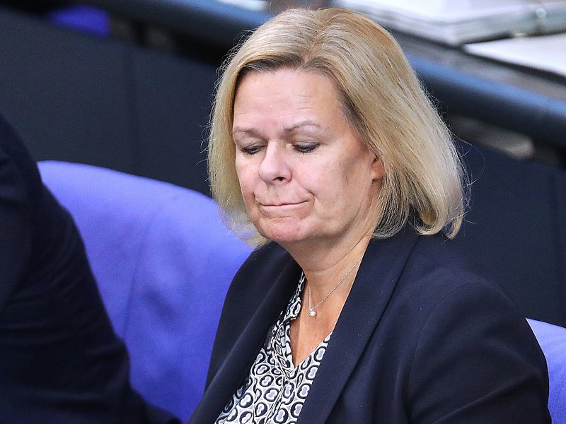 Nancy Faeser (Archiv) - Foto: über dts Nachrichtenagentur