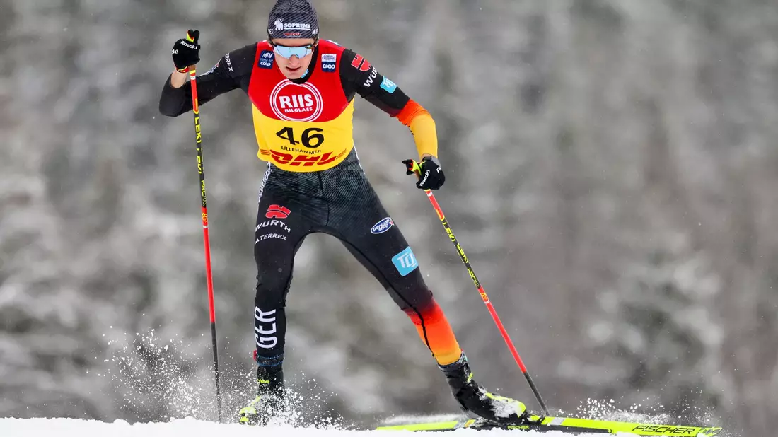 Bester Deutscher in Val di Fiemme: Friedrich Moch. - Bild: Geir Olsen/NTB Scanpix/AP/dpa