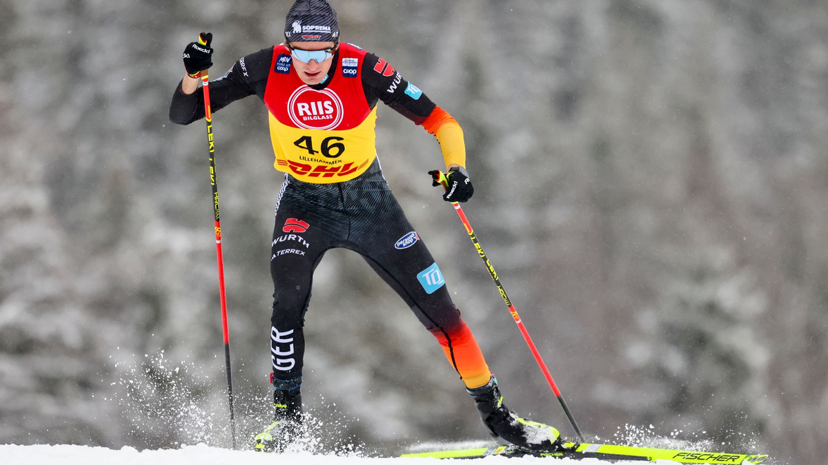 Bester Deutscher in Val di Fiemme: Friedrich Moch. - Foto: Geir Olsen/NTB Scanpix/AP/dpa