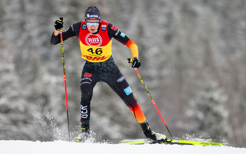Bester Deutscher in Val di Fiemme: Friedrich Moch. - Foto: Geir Olsen/NTB Scanpix/AP/dpa