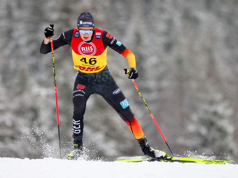 Bester Deutscher in Val di Fiemme: Friedrich Moch. - Foto: Geir Olsen/NTB Scanpix/AP/dpa