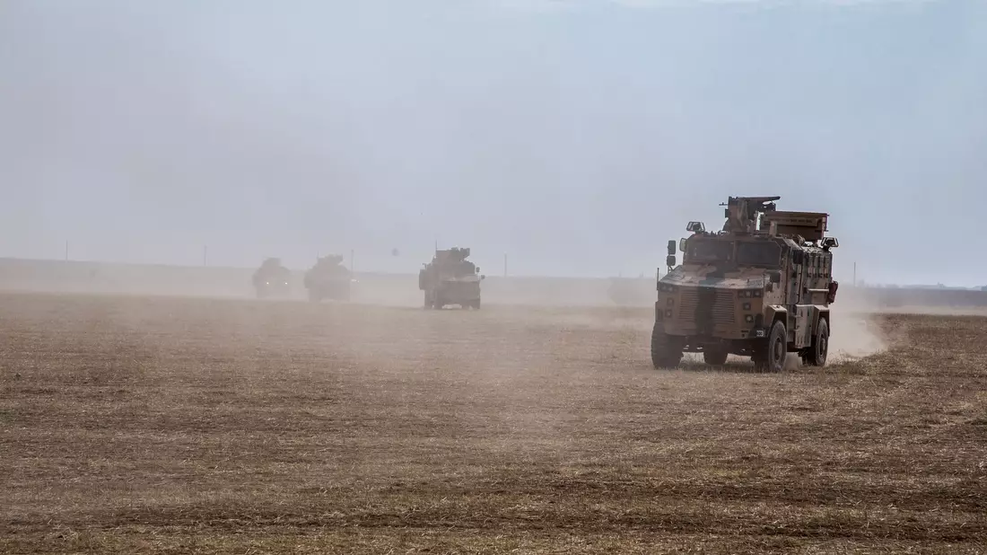 Türkische Militäroffensive in Nordsyrien 2019 (Archivbild) - Bild: Baderkhan Ahmad/AP/dpa