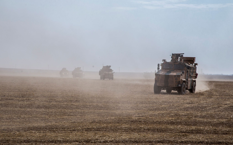 Türkische Militäroffensive in Nordsyrien 2019 (Archivbild) - Foto: Baderkhan Ahmad/AP/dpa