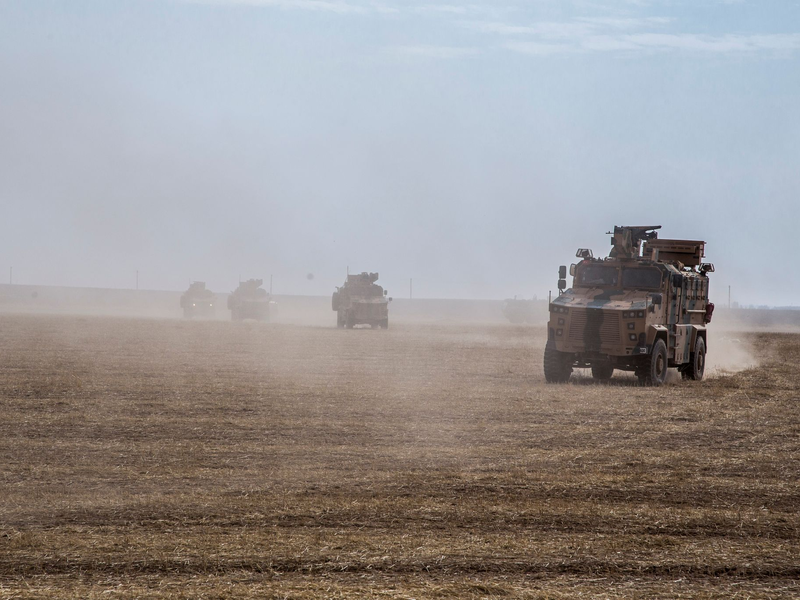 Türkische Militäroffensive in Nordsyrien 2019 (Archivbild) - Foto: Baderkhan Ahmad/AP/dpa