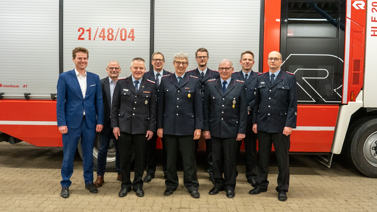 FW Flotwedel: Jahreshauptversammlung der Ortsfeuerwehr Eicklingen / Beförderungen, Ehrungen und positive Mitgliederentwicklung - Foto: presseportal.de