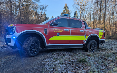 FW-AR: Ford Ranger ergänzt Arnsberger Feuerwehr-Fuhrpark - Foto: presseportal.de