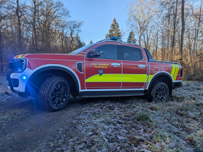 FW-AR: Ford Ranger ergänzt Arnsberger Feuerwehr-Fuhrpark - Foto: presseportal.de