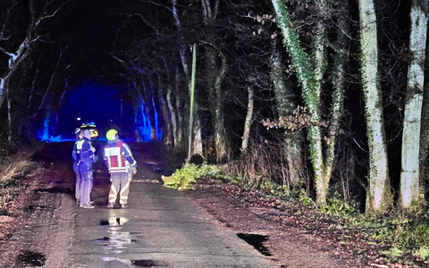 FW Hünxe: Sturmschaden - Foto: presseportal.de