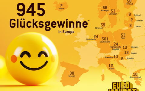 Erstmals über 100 Millionäre - Eurojackpot-Gewinnerbilanz 2024 - Foto: presseportal.de