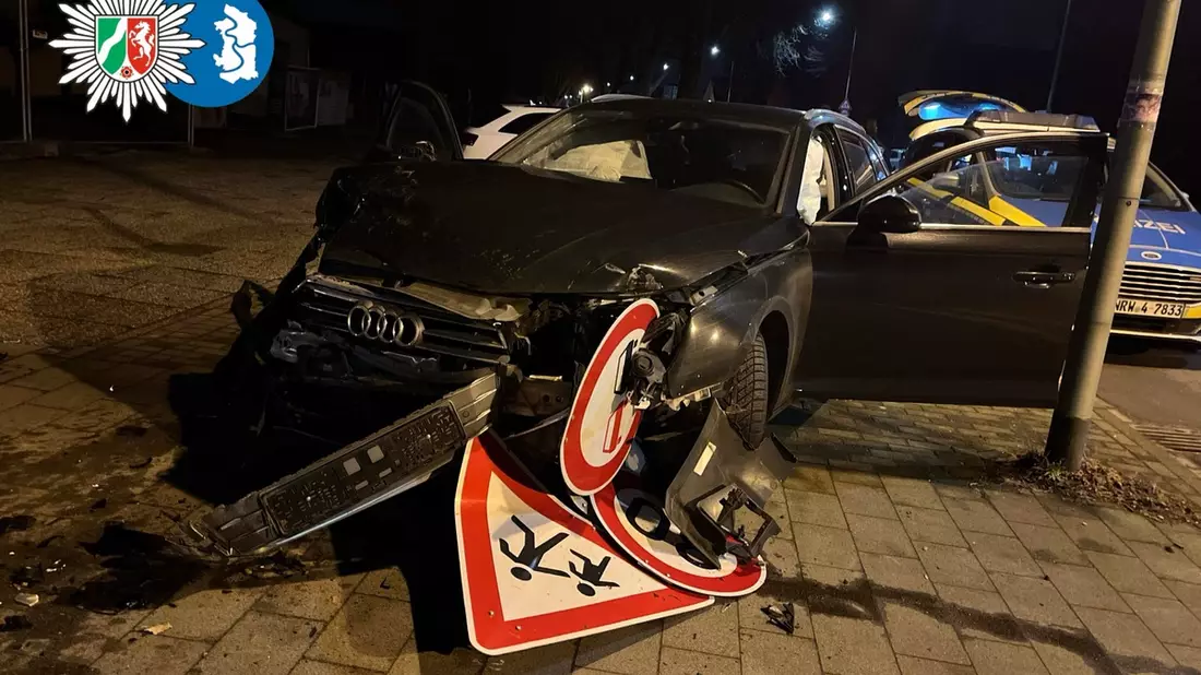 POL-DU: Overbruch: Autofahrer kommt von Fahrbahn ab - Bild: presseportal.de