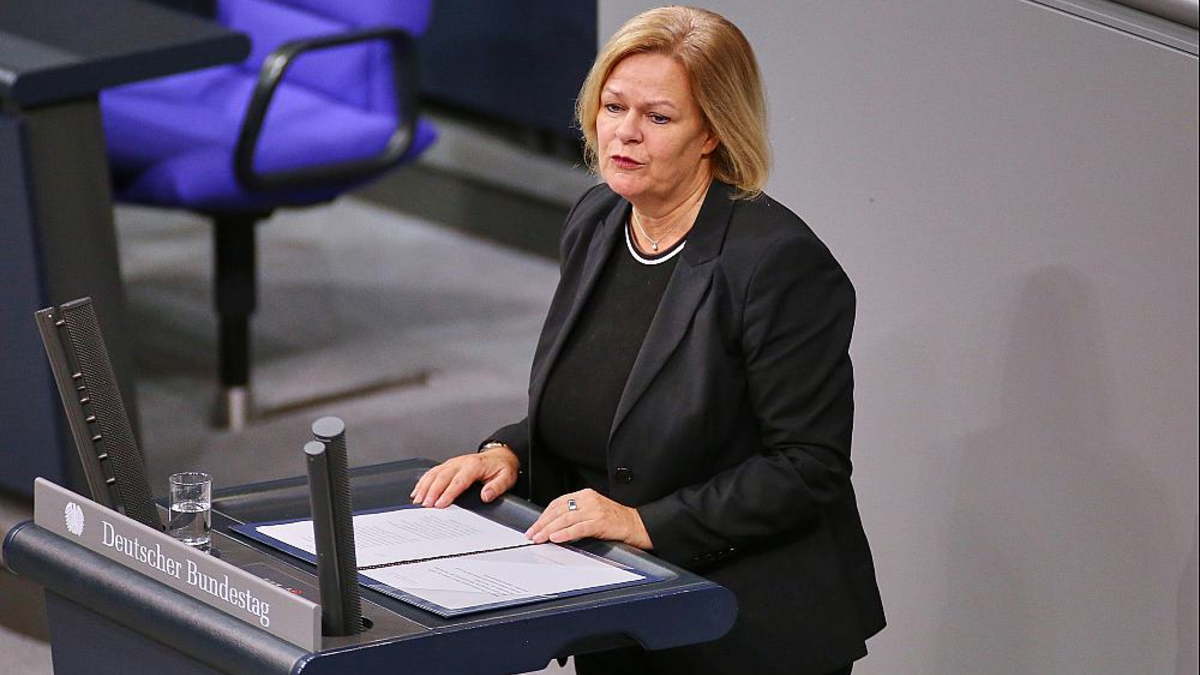 Nancy Faeser (Archiv) - Foto: über dts Nachrichtenagentur