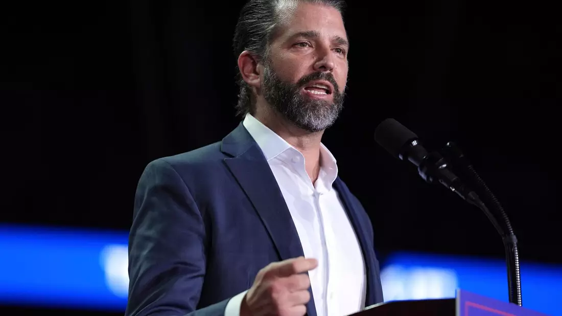 Don Jr. gilt als enger Vertrauter Trumps. (Archivbild) - Bild: Evan Vucci/AP/dpa