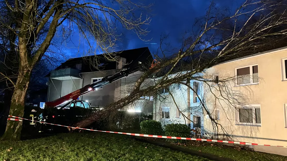 FW-MH: Sturmtief sorgt für Feuerwehreinsätze - Bild: presseportal.de