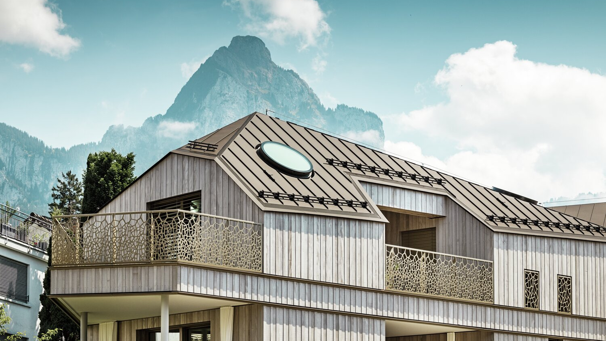 Moderne Wohnanlage in Liebwylen, Schwyz - Foto: PREFA | Croce & Wir über pressetext.de