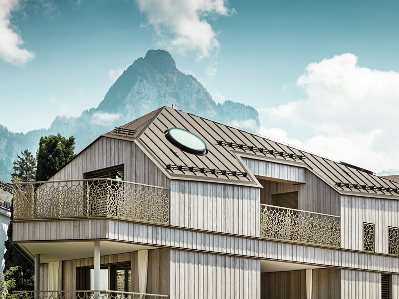 Moderne Wohnanlage in Liebwylen, Schwyz - Foto: PREFA | Croce & Wir über pressetext.de