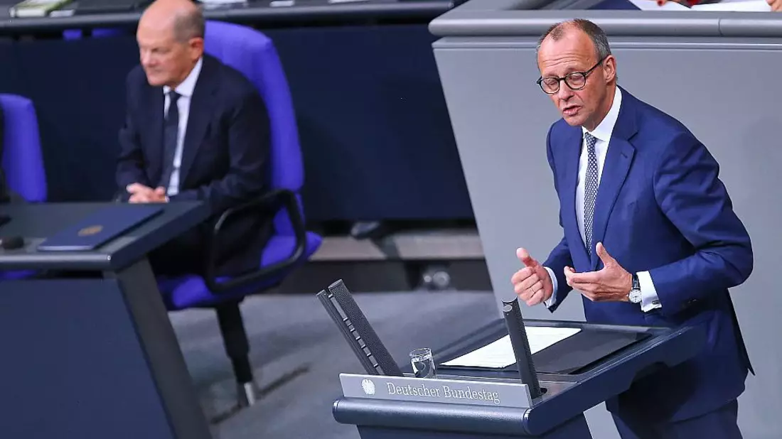 Olaf Scholz und Friedrich Merz (Archiv) - Bild: über dts Nachrichtenagentur