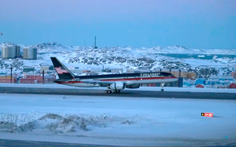 Trump Jr. richtet in Grönland Grüße von seinem Vater aus - Foto: Mads Madsen Arctic Creative/Ritzau Scanpix Foto/AP/dpa
