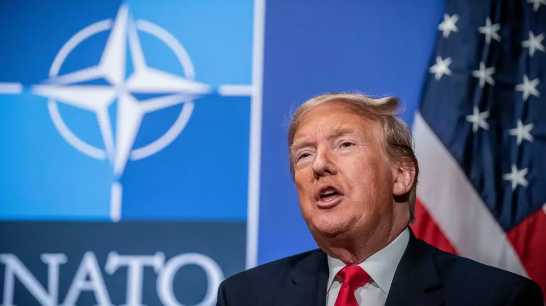 Macht seit Jahren beim Thema Verteidigungsausgaben Druck: US-Präsident Donald Trump. (Archivbild)  - Bild: Michael Kappeler/dpa