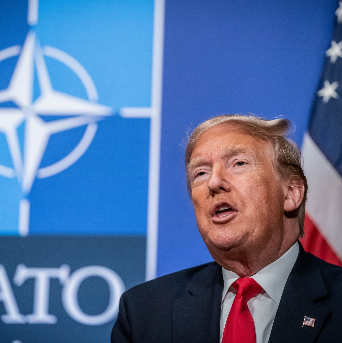 Macht seit Jahren beim Thema Verteidigungsausgaben Druck: US-Präsident Donald Trump. (Archivbild)  - Foto: Michael Kappeler/dpa