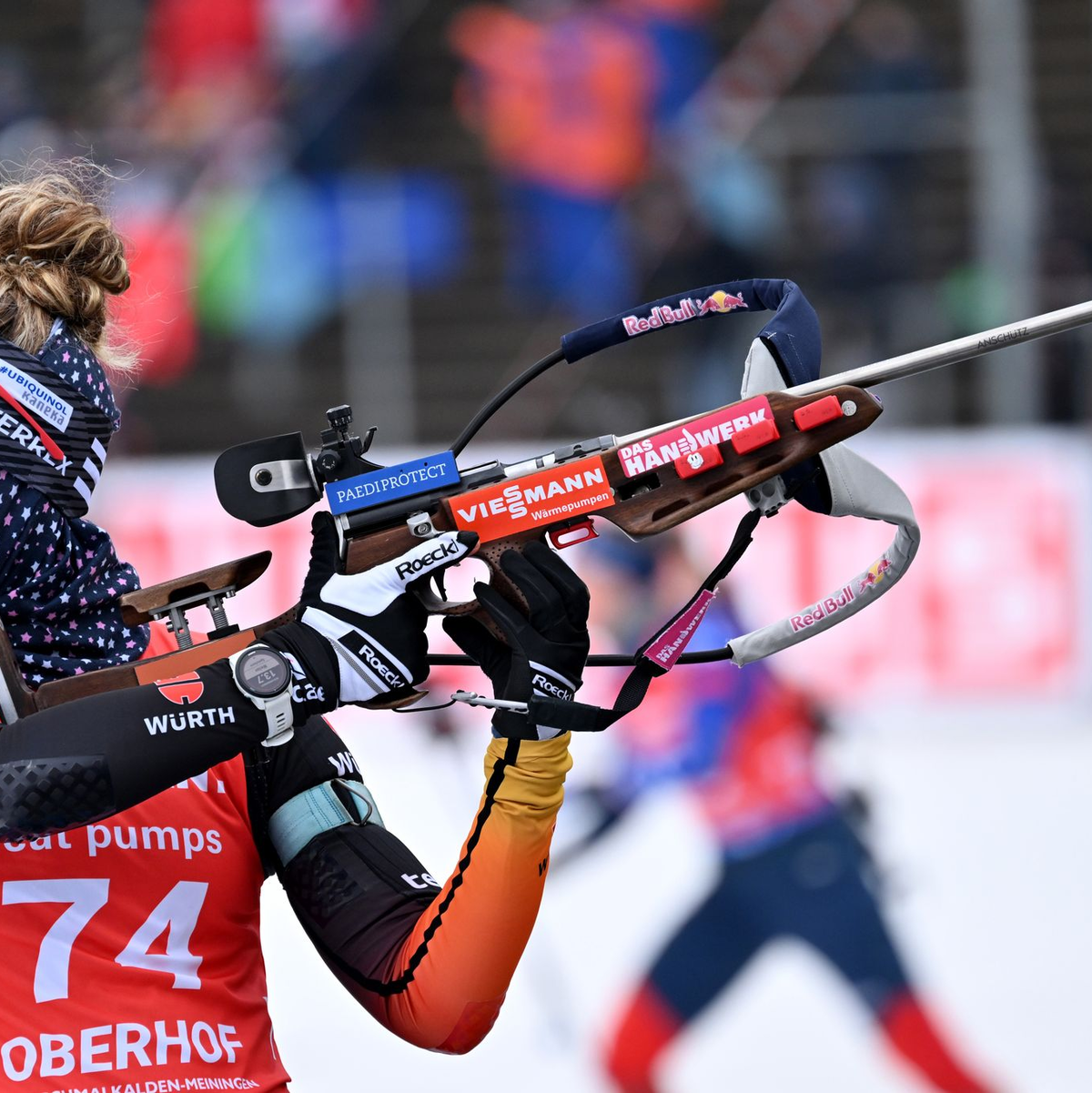 Vor einem Jahr in Oberhof muss sich Selina Grotian schwache Ergebnissen verkraften. - Foto: Martin Schutt/dpa