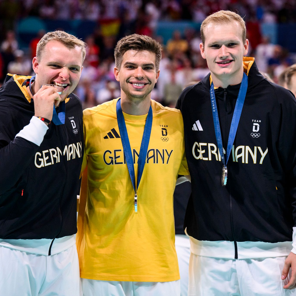Die jungen DHB-Spieler wollen die nächste Medaille für Deutschland holen.  - Foto: Tom Weller/dpa