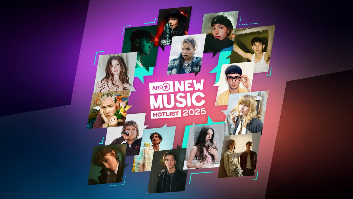 „New Music 2025“-Hotlist: Die jungen Programme der ARD und Deutschlandfunk Nova präsentieren die künftigen Musikstars - Foto: presseportal.de