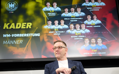 Bundestrainer Alfred Gislason - Foto: Bernd Thissen/dpa