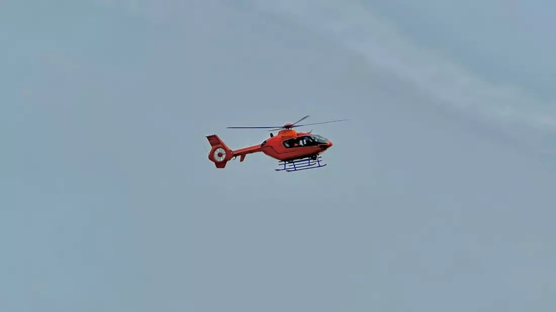 FFW Schwalmtal: Feuerwehr unterstützt Landungen eines Rettungshubschrauber - Bild: presseportal.de