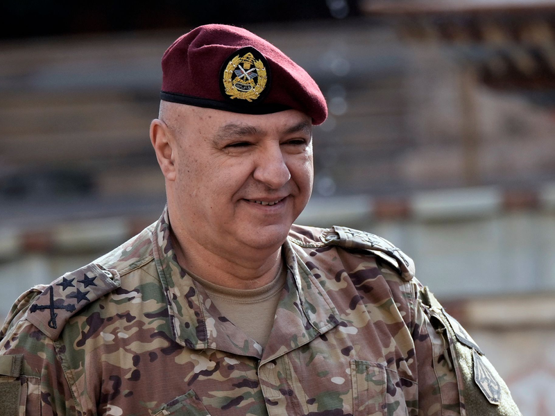 Joseph Aoun, der am Freitag 61 Jahre alt wird, stammt aus einer Familie maronitischer Christen. (Archivbild)  - Foto: Bilal Hussein/AP/dpa