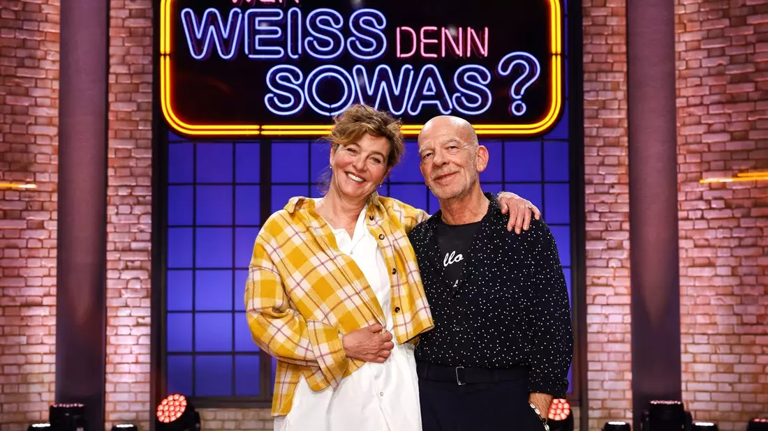 Tatort-Stars im Rateduell: Martin Wuttke und Margarita Broich bei Wer weiß denn sowas? / Das Wissensquiz vom 13. bis 17. Januar 2025, um 18:00 Uhr im Ersten - Bild: presseportal.de