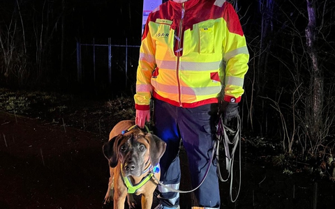 POL-NI: Suchhund findet Vermissten - Foto: presseportal.de