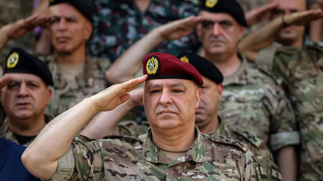 Armeechef Joseph Aoun wurde zum neuen Präsidenten im Libanon gewählt. - Bild: Marwan Naamani/dpa